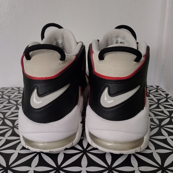 Nike Air More Uptempo Black/Ivory Primary Colors - Picture 5 of 7